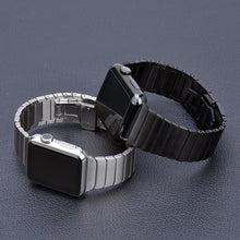 Load image into Gallery viewer, Stainless Steel strap for Apple Watch band 44 mm 40mm iWatch band 42mm/38mm Butterfly buckle Metal Bracelet Apple watch 5 4 3 21