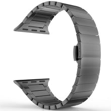 Load image into Gallery viewer, Stainless Steel strap for Apple Watch band 44 mm 40mm iWatch band 42mm/38mm Butterfly buckle Metal Bracelet Apple watch 5 4 3 21