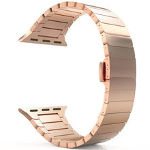 Load image into Gallery viewer, Stainless Steel strap for Apple Watch band 44 mm 40mm iWatch band 42mm/38mm Butterfly buckle Metal Bracelet Apple watch 5 4 3 21